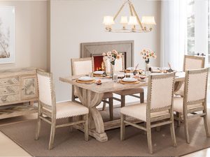 Miniaturka 4 - Stół w stylu rustykalnym z solidną drewnianą konstrukcją