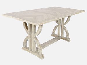 Miniaturka 1 - Stół w stylu rustykalnym z solidną drewnianą konstrukcją