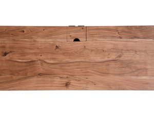 Miniaturka 5 - Drewniane biurko z metalowymi nogami w stylu loftowym