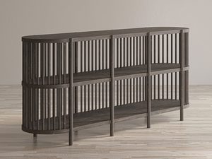 Miniaturka 2 - Drewniany regał w stylu loft z ażurową konstrukcją