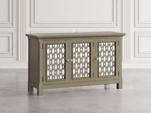 Miniaturka 6 - Beżowa komoda z ozdobnymi frontami do eleganckiego salonu