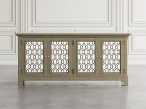 Miniaturka 5 - Drewniana komoda z rzeźbionymi frontami i klasycznym designem