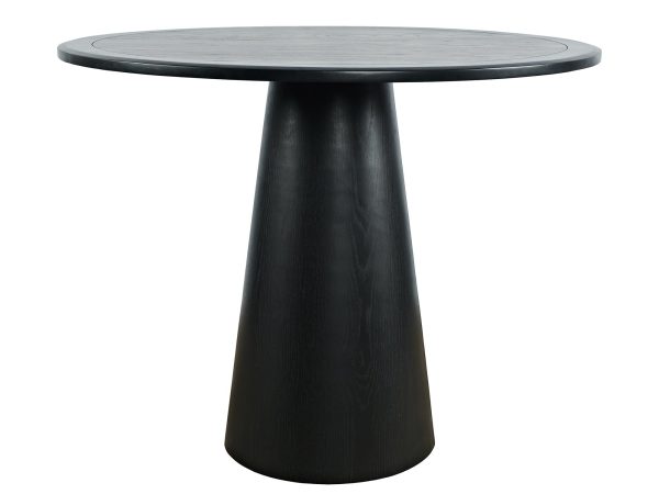 Drewniany stół w stylu rustykalnym z solidną podstawą