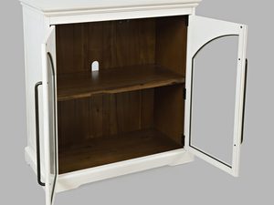 Miniaturka 1 - Witryna w stylu klasycznym z łukowatymi drzwiami i półką