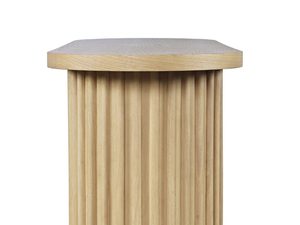 Miniaturka 2 - Konsola Japandi z Ryflowanym Blatem i Owalną Podstawą – Avola