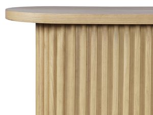 Miniaturka 3 - Detal pionowych frezów na komodzie dębowej