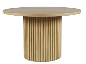 Miniaturka 5 - Nowoczesny stół z żebrowaną podstawą do eleganckiej jadalni
