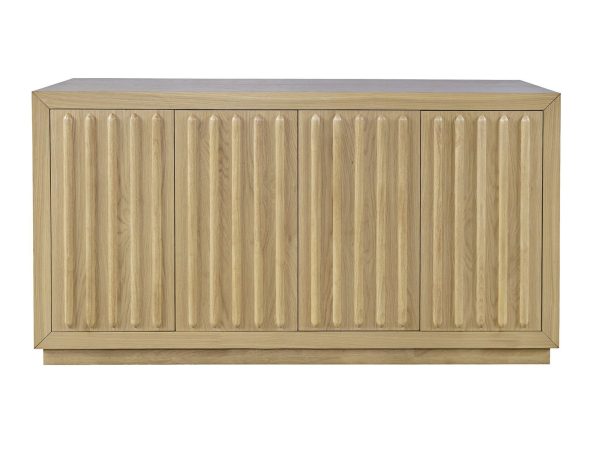 Nowoczesna ryflowana komoda