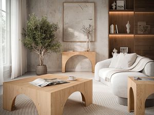 Miniaturka 4 - Konsola japandi z łagodnym łukiem