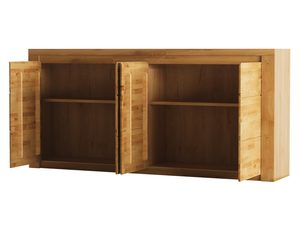 Miniaturka 2 - Drewniana komoda z naturalnymi akcentami