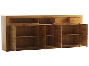 Miniaturka 2 - Drewniana komoda z frontami z olejowanego drewna dębowego