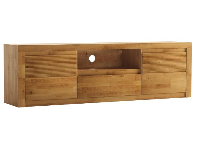 Szafka RTV Dębowa 160 cm – Castoro 44
