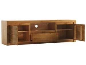 Miniaturka 2 - Komoda RTV narożna z dwiema otwartymi półkami i szufladami