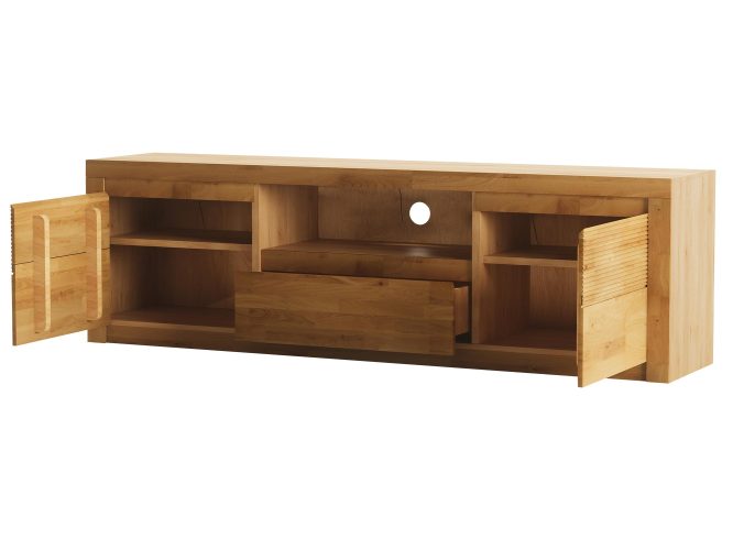 Szafka RTV Dębowa 160 cm – Castoro 44