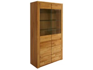 Miniaturka 1 - Witryna z przeszkloną górą i szafkami na dole