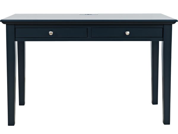 Klasyczne biurko z szufladami do gabinetu w stylu vintage