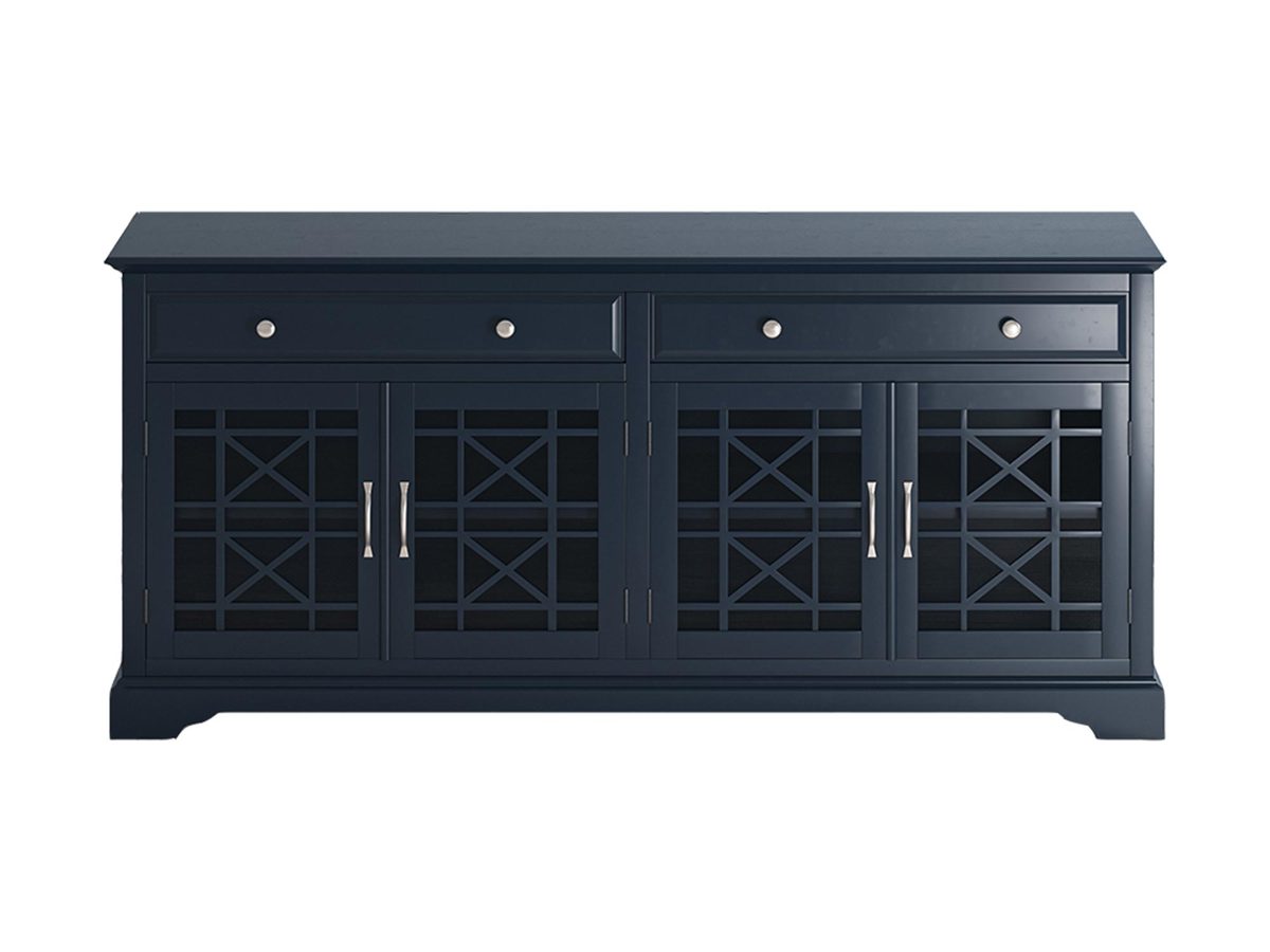 Komoda ciemnografitowa z subtelnymi akcentami – Avola