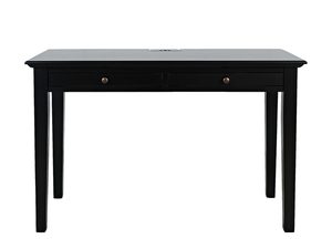 Miniaturka 2 - Czarne biurko z szufladami w stylu minimalistycznym