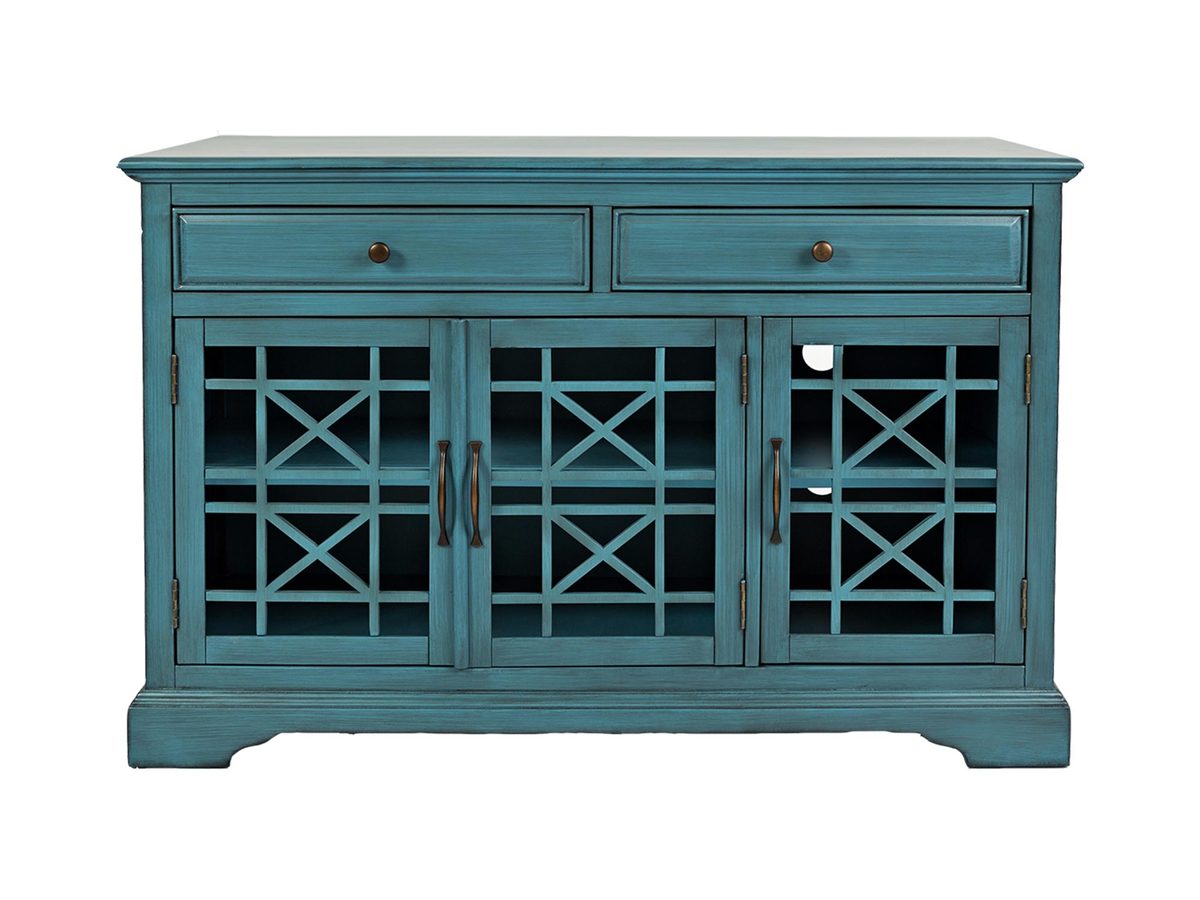 Komoda niebieska z subtelnym przetarciem – Avola