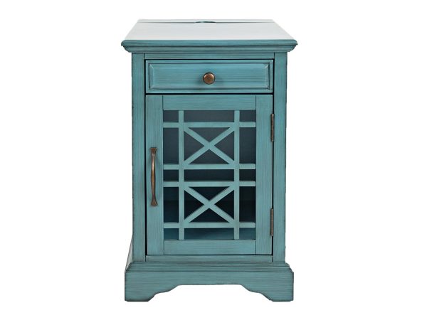 Drewniana witryna z przeszklonymi frontami w stylu klasycznym kolor ciemnoszary