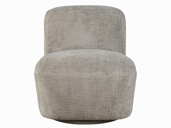 Nowoczesny szary fotel tapicerowany