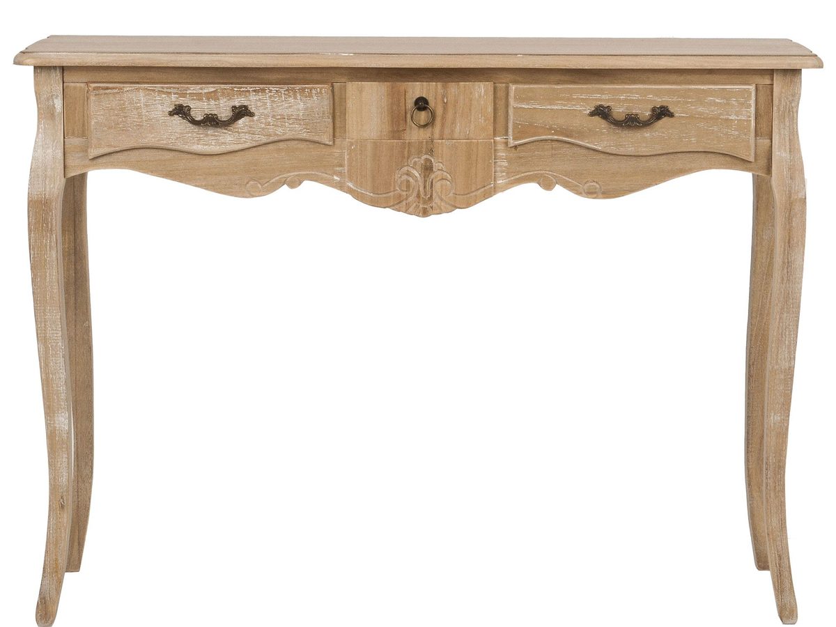 Konsola na Giętych Nóżkach z Metalowymi Uchwytem – Viva