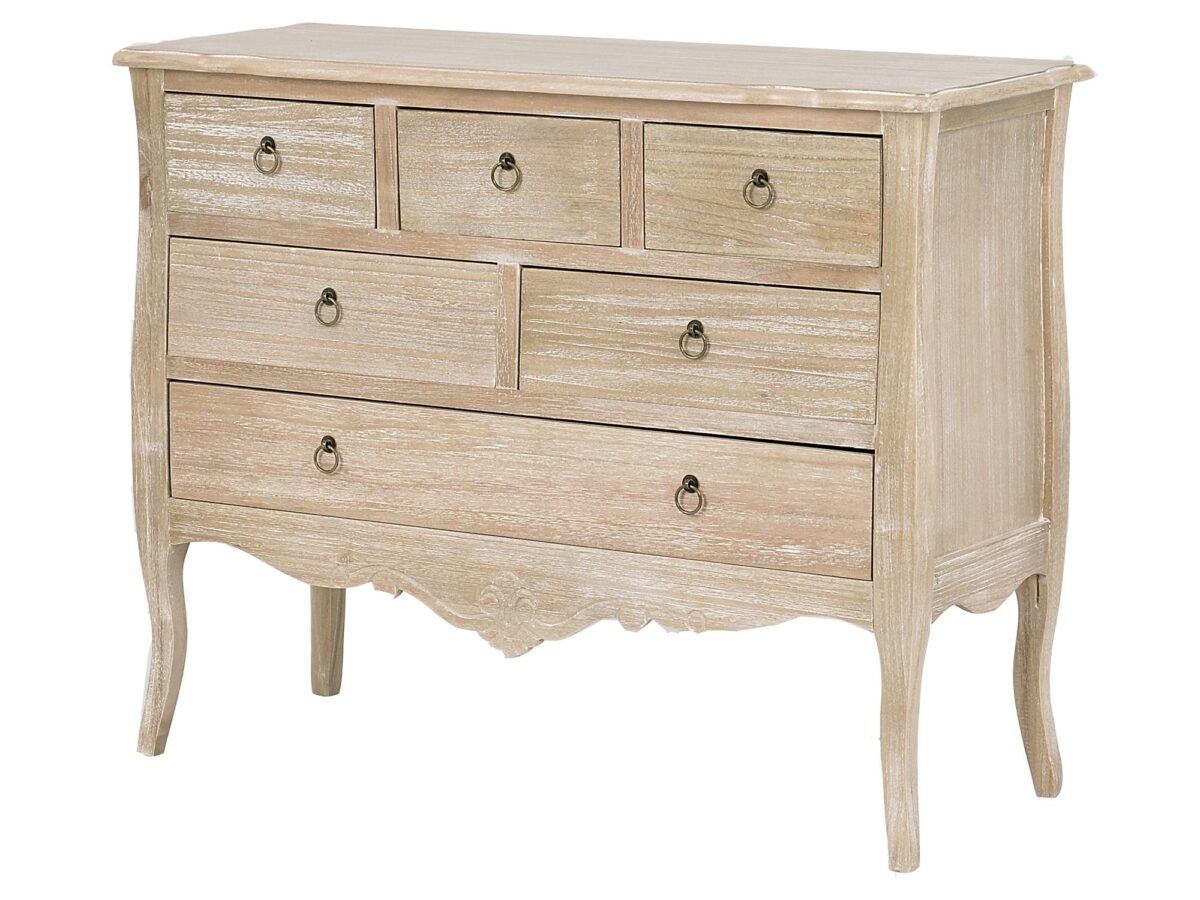 Komoda jasnobrązowa na giętych nóżkach – Viva