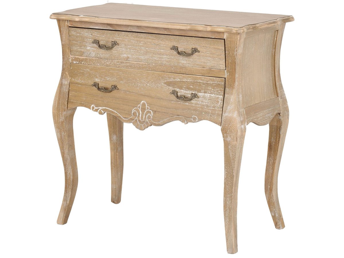 Komoda Prowansalska Jasnobrązowa i Metalowymi Uchwytem – Viva