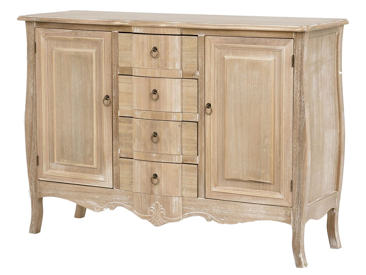 Komoda na Giętych Nóżkach z Rzeźbieniami i Uchwytem – Viva