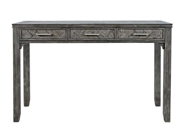 Biurko klasyczne ciemnoszare