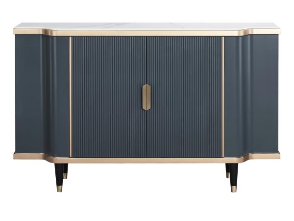 Luksusowa komoda z dekoracyjnym wzorem w stylu art deco