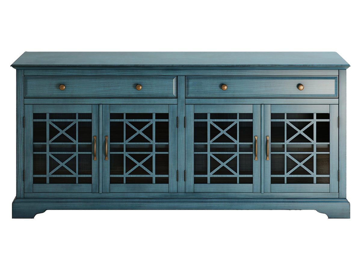 Komoda Ciemnoniebieska z subtelnymi przetarciami – Avola