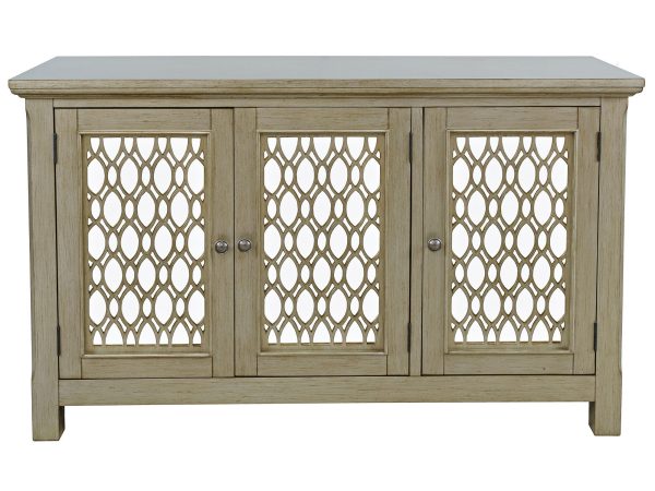 Komoda z ażurowymi frontami w stylu boho do stylowych wnętrz