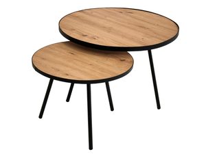 Miniaturka 3 - Dwa stoliki kawowe w salonie z poduszkami i sofą