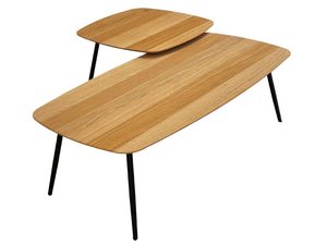 Miniaturka 6 - Zestaw dwóch ław dębowych minimalistycznych różne rozmiary