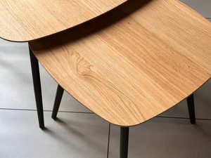 Miniaturka 5 - Zestaw Stoliki Drewniane Geometryczne – Linaro 91