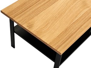 Miniaturka 4 - Stolik kawowy z czarnym stelażem