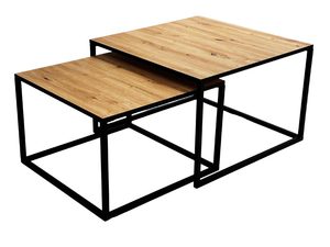 Miniaturka 1 - Niski stolik z dwiema powierzchniami użytkowymi