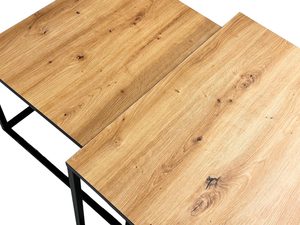 Miniaturka 7 - Zbliżenie na łączenie blatów w stoliku modułowym