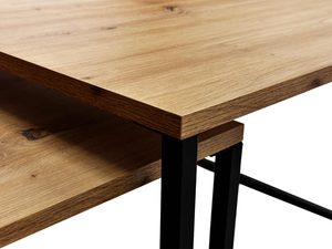 Miniaturka 9 - Zbliżenie na łączenie blatów w stoliku modułowym