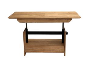 Miniaturka 1 - Stolik Dębowy z Regulacją Wysokości i Szufladą – Artisan 04