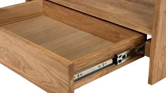 Miniaturka 4 - Stolik Dębowy z Regulacją Wysokości i Szufladą – Artisan 04