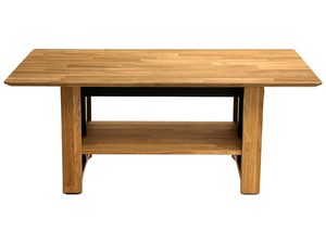 Miniaturka 2 - Stolik kawowy widziany z boku z otwartą półką