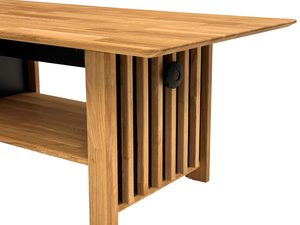 Miniaturka 3 - Narożnik stolika kawowego z zaokrągloną krawędzią i ozdobnym profilem