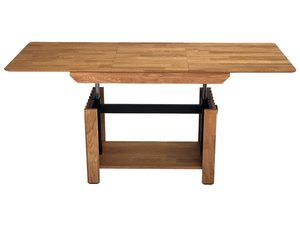 Miniaturka 2 - Ława dębowa rozkładana z regulacją wysokości podniesiona frontalnie