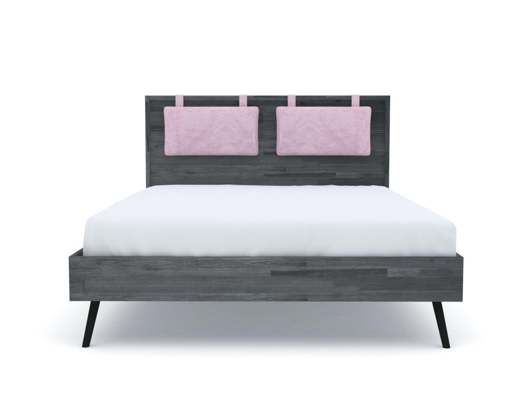 Zestaw Sypialniany Capella Łóżko 180cm z 2 Szafkami Nocnymi w Tundra Grey