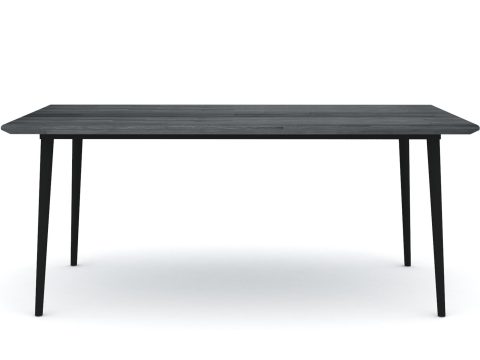 Solidny stół retro z drewna akacji