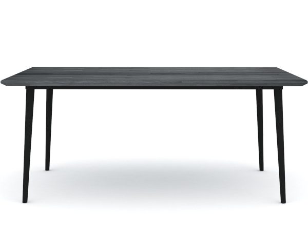 Solidny stół retro z drewna akacji