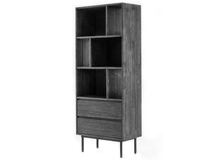 Miniaturka 1 - Wysoki regał industrialny z otwartymi półkami i szufladą