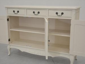 Miniaturka 1 - Kredens z szufladami i półkami w stylu prowansalskim do salonu